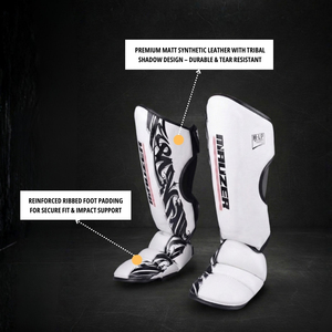 Protections de tibia MMA Mauzer à plusieurs couches avec sangle réglable pour le kickboxing, le Muay Thai et le karaté - Product Image 3