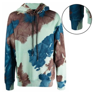 Sweat à capuche tie-dye coupe-vent fabriqué en usine, qualité supérieure, 100 % coton, col à capuche, idéal pour l'hiver, pour hommes, service OEM, en vente - Product Image 5