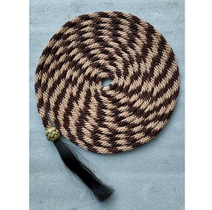 Mecates y riendas de 22' para caballo y bosal de cuero crudo con cabezada - Tamaño y color personalizables, OEM/ODM disponible, mejor precio al por mayor - Product Image 1