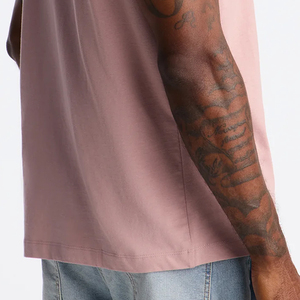 Casual Wear Crew Neck Tee With Soft Breathable Cotton Fabric For Comfortable And Relaxed Summer Fit OEM Service Designing / <b>Logo</b> - Product Image 6