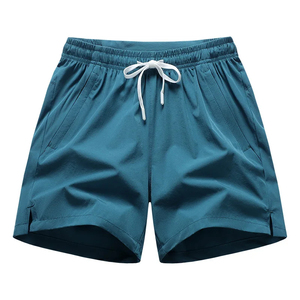 Mens Quick Dry Eco-Friendly Running Shorts Breathable Sports Gym Workout Training <b>Athletic</b> Oxford Fabric with Drawstring Pockets - Product Image 4