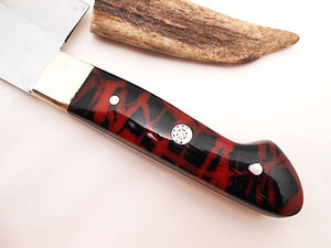 Handmade Custom Kitchen Chef <b>Knife</b> Set High Quality Stainless Steel Damascus <b>Blade</b> with Vegetables Leather Sheath Included - Product Image 4