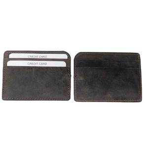 High Quality Brown Leather <b>Wallet</b> for Men Slim Bifold <b>Card</b> <b>Holder</b> <b>Wallet</b> Handmade Supplier India at wholesale price - Product Image 1