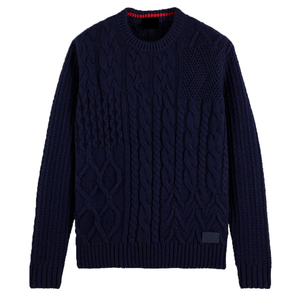 Men's Classic Winter Pullover Knitwear 100% Cotton OEM Supplier Lightweight Breathable Anti-Shrink Factory - Product Image 4