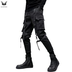 Good Supplier Unique Design Heavy Duty Outdoor Fashion Wear Urban Streetwear Multi-Pocket Hip Hop Style <b>Tech</b> Wear Pants - Product Image 2