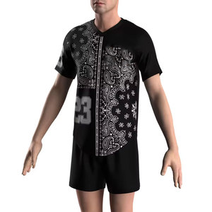 Maillot de baseball à manches courtes, coupe moderne, confortable, tissu performant anti-humidité, maillot de baseball athlétique - Product Image 5