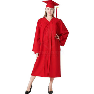 Conjunto de toga y birrete de graduación de color personalizado de calidad premium para programas de graduación de institutos educativos y ceremonias escolares - Product Image 4