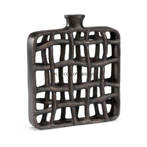 Juego de 3 jarrones de flores de lujo de acero inoxidable de alta calidad, plateados, brillantes y pulidos, con jarrón dorado para decoración de bodas y hogar. - Product Image 5