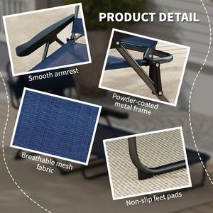 Chaise longue confortable pour la détente en plein air - Product Image 5