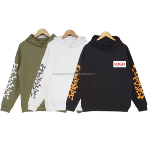 Haute Qualité 100% Coton Hommes Hoodies Respirant Pull Sweats Brodé Camouflage Motif En Gros Sweats - Product Image 5