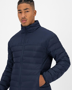 Wholesale OEM <b>Men's</b> Puffer <b>Jackets</b> Cotton Filled High Street Solid Zipper Closure Custom <b>Reflective</b> Winter Puffer <b>Jacket</b> For <b>Men</b> - Product Image 4