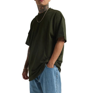 Camiseta de Hombre de Lujo, 9oz, 100% Algodón, Transpirable, Corte Holgado, Estilo Shaka Wear, Lisa, para Bordado Personalizado, Streetwear - Product Image 4