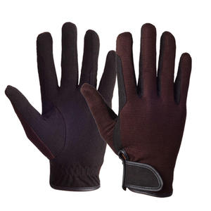 Gants d'équitation unisexes en microfibre, à doigts entiers, respirants, légers, antidérapants, compatibles avec les écrans tactiles, été, hiver, extérieur - Product Image 1