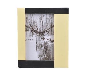 Cadre photo artisanal indien traditionnel fait à la main Stylenest Corne noire et os blanc - Product Image 3