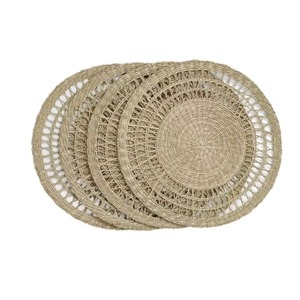 Plato de Servicio de Mimbre de Grado Comercial, Plato de Servicio de Mimbre Natural para Uso en Hoteles, Restaurantes y Banquetes - Product Image 2