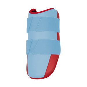 Protège-coudes de baseball bleu clair Work N Shine, nouveau design, équipement de protection sportif avec bordure rouge, en nylon, utilisable toutes saisons - Product Image 3