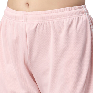 Ensemble de shorts sportifs roses pour femmes, 2 pièces, séchage rapide, tricoté, col rond, manches courtes, coupe régulière, vêtements de sport printemps-été - Product Image 2