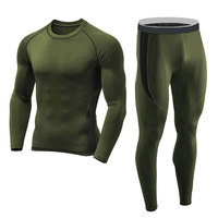 Vêtements de sport pour hommes à manches longues, combinaisons de compression légères, séchage rapide, respirantes, en spandex/polyester, ensemble de gym