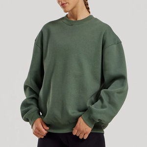 High Quality OEM Embroidered Custom Logo Women's Fleece <b>Sweatshirt</b> Oversize <b>Gym</b> Workout Wholesale Streetwear & Winter <b>Sweatshirt</b> - Product Image 1