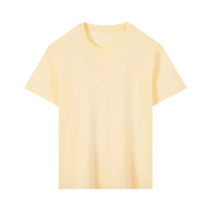 Camiseta con Estampado de Frases, Manga Corta, Cuello Redondo, 100% Algodón, Impresión Digital, Unisex, para Uso en Exteriores, Color Amarillo - Product Image 5