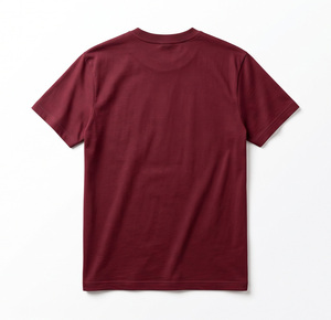T-shirt pour homme Ziq International 100% coton, logo brodé sur le devant, manches courtes, col rond, coupe ample confortable, couleur unie, décontracté - Product Image 2