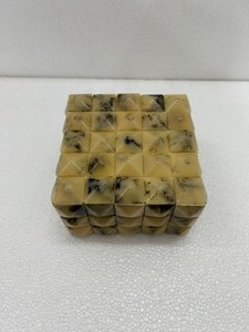 Resin storage <b>box</b> with lid handmade epoxy organizer decorative gift <b>box</b> for jewelry <b>keepsake</b> trinket home decor craft - Product Image 3