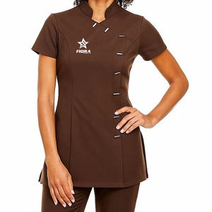 Uniforme de Enfermera para Mujer - Túnica Médica Profesional de Manga Corta para Spa, Hospital, Salón de Belleza y Profesionales de la Enfermería - Product Image 1
