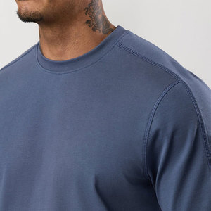 Camiseta de Hombre de Color Sólido, Ropa Deportiva Personalizada, Corte Regular, Tejido Cómodo, Ropa Deportiva Activa para Gimnasio, 100% Algodón Jersey - Product Image 5