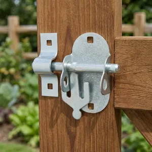 Most Selling Galvanized Steel Iron Padbolt with Corrosion Finish for Gate Shed Garage <b>Barn</b> and Warehouse <b>Door</b> Locking For Sale - Product Image 5