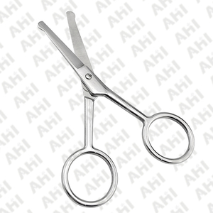 Tijeras de Acero Inoxidable con Hoja Curva para Cejas y Vello Nasal, Estilo Moderno, Precisión en el Corte - Product Image 2