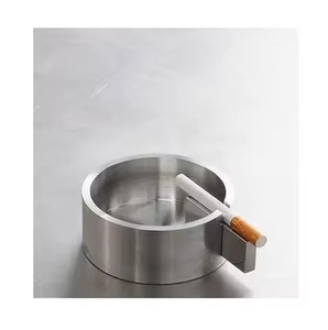 Cenicero Decorativo de Metal, Elegante Porta Cenizas para Cigarrillos, Protector Contra el Viento, para Interiores y Exteriores, Adorno para el Hogar - Product Image 5