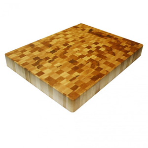 Planche à découper moderne en bois d'acacia extra large, bloc de boucher en bois massif, plateau de service décoratif pour cuisine avec poignée - Product Image 6