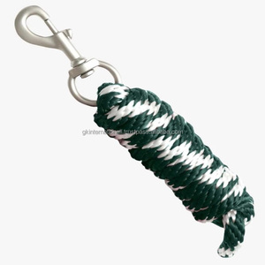 Equine Products Supplier High Quality Horse Cotton Lead Rope Good Strength Horsing Reins Durable <b>Equestrian</b> Equipment - Product Image 1