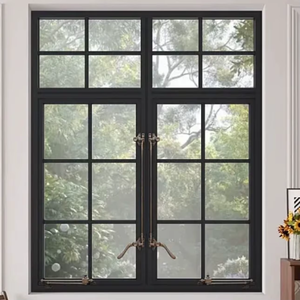 Marvellous Manufacturer - Juego Completo de Puertas Insonorizadas de Estilo Francés Retro Personalizadas, Ventana Abatible de Aluminio con Arco Antiguo - Product Image 1