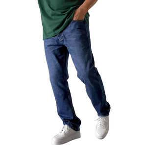2026 Trendy Regular Fit Stretch Denim <b>Jeans</b> Men Light Breathable Comfortable Straight Leg Trousers Casual Business Wear Premium - Product Image 2
