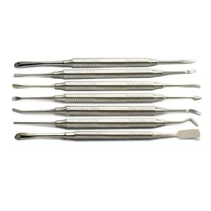 Kit de microchirurgie parodontale dentaire en acier inoxydable, instruments réutilisables, manuel, usage hospitalier, curette chirurgicale CE Grip GS-DF-0010 - Product Image 2