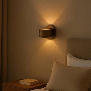 Halo Wall Sconce Light, New Aged Brass Wall Lamp, Minimalist Bedside Lighting, Home Decoration Lamps, Wall Light Fixture Eslam - Product Image 2