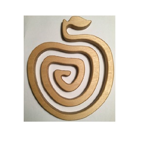 Sous-verres en bois de 300 mm de diamètre, antidérapants, décoratifs pour table, style moderne, sous-verres ronds en bois - Product Image 5