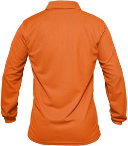 Polo à manches longues pour homme, coupe ajustée, couleur unie, tissu extensible doux, fabrication OEM, vente en gros personnalisée, meilleure qualité. - Product Image 2