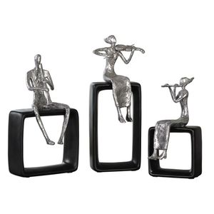 Handcrafted Aluminum Sculpture Artistic Solid Metal Decorative Showpiece For Luxury Home Decor - Product Image 4