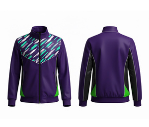 Premium Quality Sublimated <b>Track</b> <b>Jacket</b> Running and Fitness Wear Warm Breathable Quick Dry | Sizes <b>Men</b> Women Youth - Product Image 4