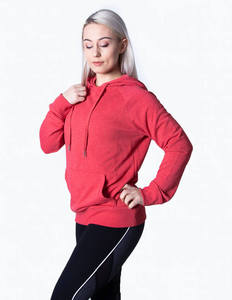 Sweat à capuche lourd 400G 100% coton pour femme, nouveau style rétro, coupe ample, style streetwear américain, pour automne/hiver, personnalisable - Product Image 3