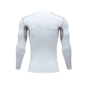 T-shirt de sport à manches courtes pour homme avec logo personnalisé, à séchage rapide, en polyester, pour le surf, la natation, le MMA, le BJJ, le Jiu Jitsu - Product Image 2