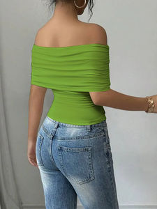 Camiseta Tie Dye Personalizada, Transpirable, Tejida, 100% Algodón, Degradado Amarillo, Informal para Hombre, Ropa Urbana de Verano, ODM - Product Image 2