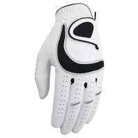 Guantes de Golf de Cuero Genuino de Alta Calidad con Logotipo Personalizado, Transpirables, Ajustables, Ligeros, de Dedo Completo, para Hombre y Mujer