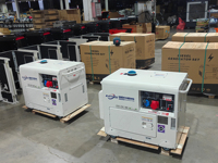 Générateur diesel silencieux KATHER 10KW 10KVA 8KVA 5KVA 50/60Hz 5KW à démarrage électrique, portable, pour soudage et alimentation de secours domestique