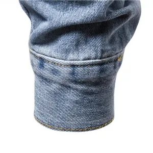 Tailored Fit <b>Men</b> <b>Denim</b> <b>Jackets</b> Wholesale Durable Stylish Custom Made High Quality - Product Image 2