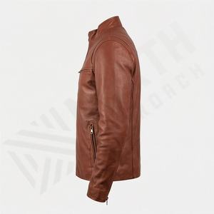 Chaqueta de Motociclista de Invierno para Hombre, Diseño Reversible, Impermeable, de Cuero Genuino, Equipo de Protección para Motociclismo, Color Personalizado - Product Image 3