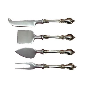 Juego de cuchillos para queso de acero inoxidable más demandado con mangos dorados, herramientas duraderas para servir queso - Product Image 2
