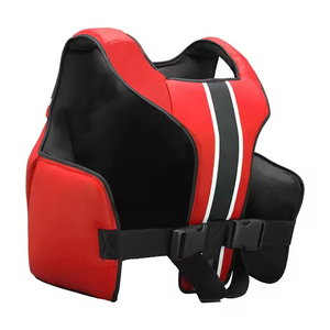 Black PVC Boxing Chest Protector <b>Training</b> Gear for MMA Muay Thai Winter Model ME-CP-91210 Customized Packaging - Product Image 5